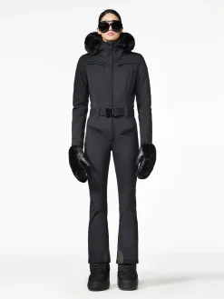 Goldbergh PARRY FAUX BORDER Ski Suit black Flash Sale