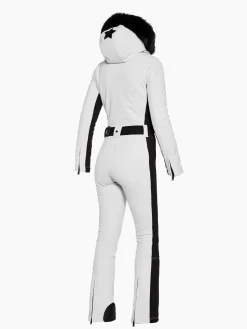 Goldbergh PARRY FAUX BORDER Ski Suit white Discount