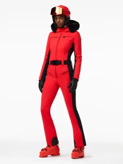 Goldbergh PARRY LONG FAUX BORDER Ski Suit flame Flash Sale