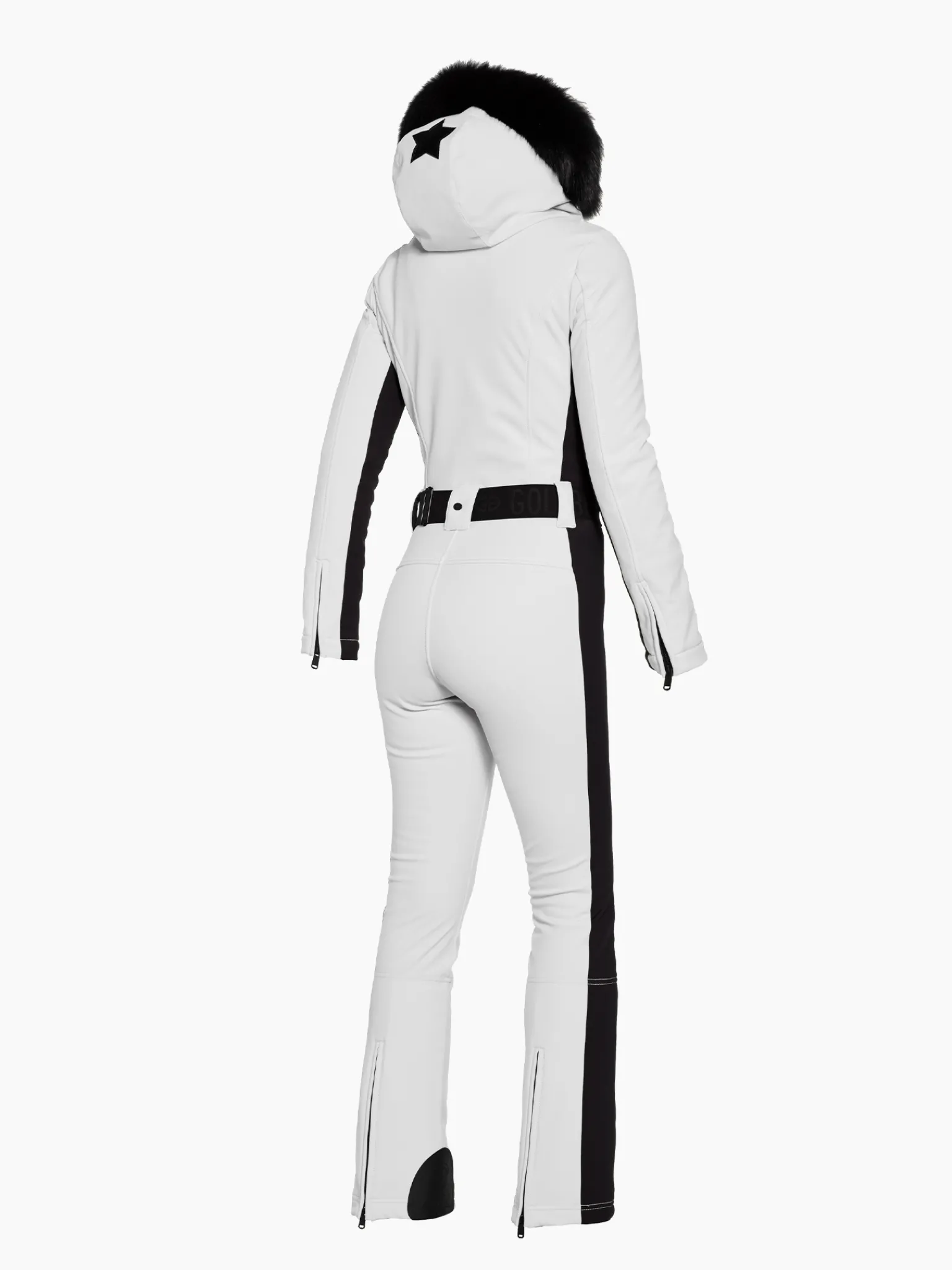 Goldbergh PARRY LONG FAUX BORDER Ski Suit white Best Sale