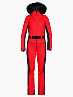 Goldbergh PARRY LONG FAUX BORDER Ski Suit flame Flash Sale
