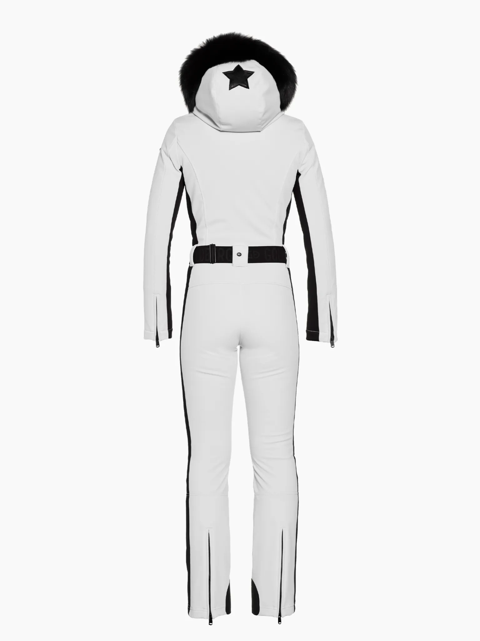 Goldbergh PARRY LONG FAUX BORDER Ski Suit white Best Sale