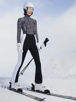 Goldbergh RETRO Ski Pants black/white Cheap