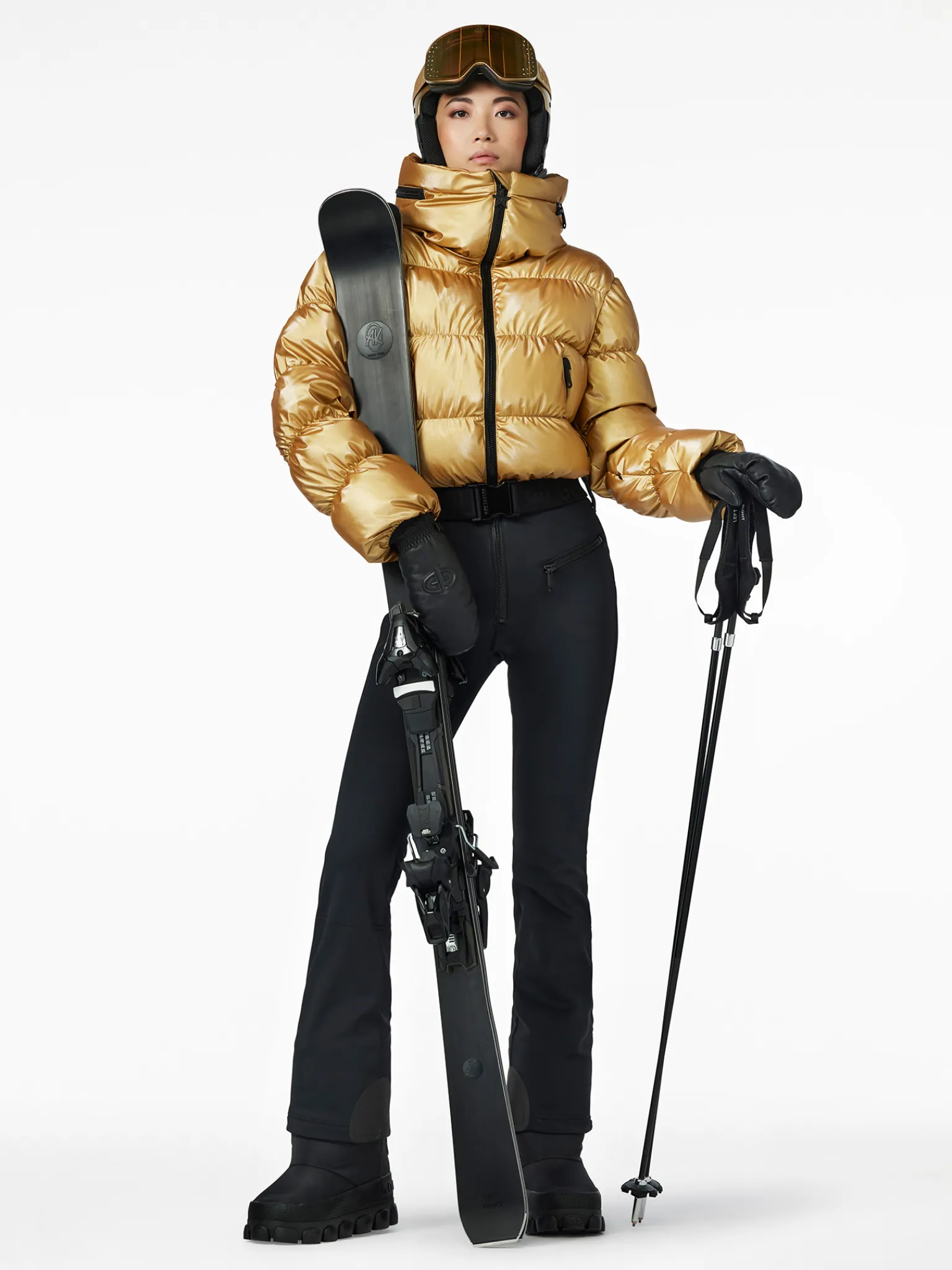 Goldbergh SNOWBALL Ski Suit Gold Hot