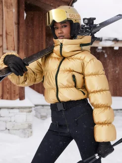 Goldbergh SNOWBALL Ski Suit Gold Hot