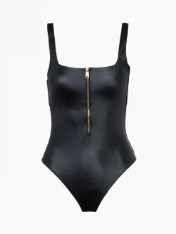 Goldbergh SURFSIDE Bathing Suit Zipper black Sale