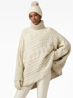 Goldbergh TWIST Oversize Knit Sweater champagne Discount