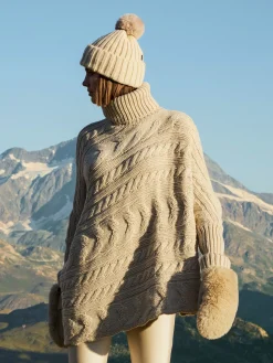 Goldbergh TWIST Oversize Knit Sweater champagne Discount