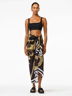 Goldbergh YACHT Pareo black/white Online