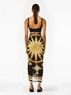 Goldbergh YACHT Pareo black/white Online